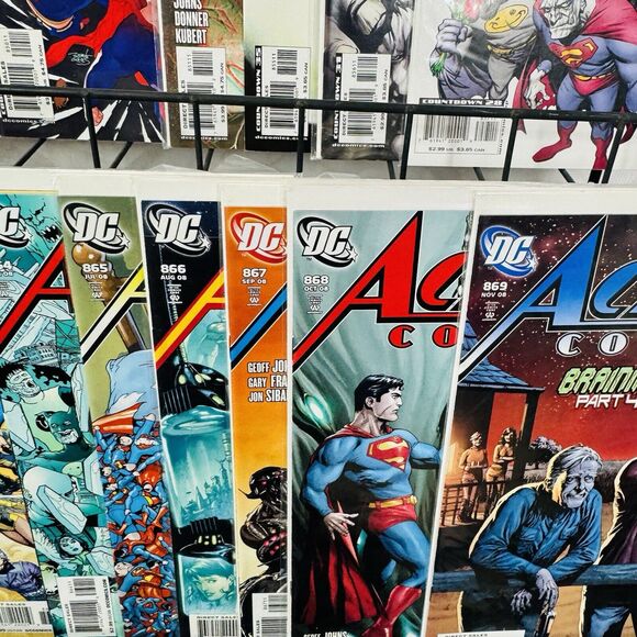 DC Superman Action Comics 845-847 850-851 855-869 Lot Brainiac Gary Frank - Picture 3 of 8